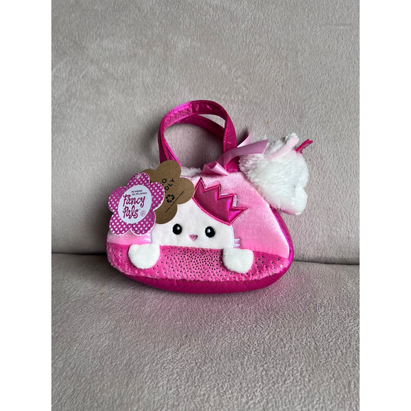 Aurora world fancy pals plush 2024 princess kitten purse pet carrier